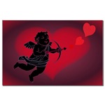 Cupid Love Hearts Valentine's  Mini Poster Print for Valentines