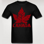 Cool Canada T-shirts Men's Short Sleeve Canada Shirts