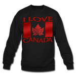 Men's I Love Canada Shirts Long Sleeve Canada Souvenir Shirts