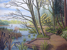 Vancouver Stanley Park Canadian Landscape Painting 