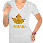 Canada Varsity Team T-shirts Canada Souvenir Shirt Sleeve Shirts 