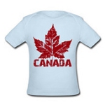 Cool Canada Baby T-shirt Infant Canada Souvenir Trendy Retro Baby T-shirt Canada Souvenirs for Babies & Toddlers Baby Girls Baby Boys Canada T-shirts