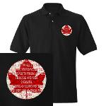 Canada Anthem Polo Shirt Embroidered Canada Souvenir Golf Shirt