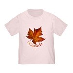 Beautiful Canada Maple Leaf Canada Baby & Toddler Souvenir Shirts & Gifts 