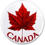 Big Canada Buttons Souvenir Maple Leaf Button