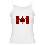 Canada Flag Tank Top Women's Jr. Canada Souvenir Shirts 