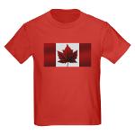 Canada Flag Kids T-Shirt Canada Souvenir Shirts