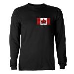 Canada Maple Leaf Long Sleeve Souvenir Canada T-shirt Canada Men's Shirt