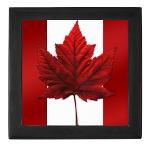 Canada Flag Boxes Canada Souvenir Keepsake Boxes