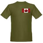 Canadian Flag Shirts Men's Canada Souvenir Shirts