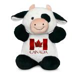 Canada Flag Cow Teddy Canada Souvenir Plush Toys 