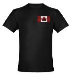 Canada Souvenir Organic T-shirt Men's Canada Souvenir Shirts Ecofriendly