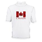 Canada Flag Souvenir Sports T-Shirt Canada Flag Men's Shirt