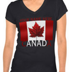 Canada Flag Shirts Women's Canada Souvenirs 