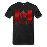 Canada Flag T-shirts Men's Short Sleeve Canada Shirts