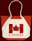 Canada Souvenir Tote Bag Cool Red Maple Leaf Environmentally Friendly Canada Shopping Tote Bag for Men, Women, Boys & Girls. Original Cool Canada Flag Souvenir Bags, Satchels Gifts & Canadian Maple Leaf Tote Bags Design by Kim Hunter