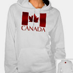 Canada Flag Souvenir Hoodies Women's Canada Flag Shirts Hoodies Jackets 