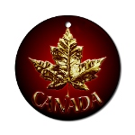 Metal Canada Souvenir Keepsake Ornament