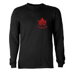 Canada Maple Leaf Long Sleeve Souvenir Canada T-shirt Canada Men's Shirt