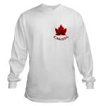 Canada Maple Leaf Long Sleeve Souvenir Canada T-shirt Canada Men's Shirt