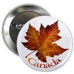 Autumn Maple Leaf Canada Souvenir Buttons & Pins Cafepress Collection 