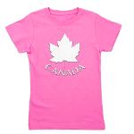 Girl's Canada T-shirts Canada Maple Leaf Souvenir Shirt