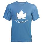 Canada Maple Leaf Souvenir Men's V-Neck T-Shirt 