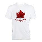 Canada Maple Leaf Souvenir Men's V-Neck T-Shirt 