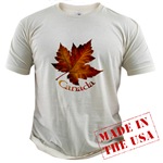 Canada T-shirt Canada Souvenir Mens T-shirts Canada Maple Leaf Organic Cotton T-shirts Canada T-shirts Souvenir Gifts Canadian Maple Leaf Souvenir T-shirt