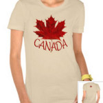 Canada Souvenir T-shirts Women's Canada Shirts