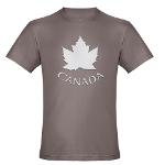 Canada Souvenir Organic T-shirt Men's Canada Souvenir Shirts Ecofriendly