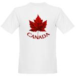 Canada Souvenir Organic T-shirt Men's Canada Souvenir Shirts Ecofriendly