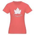 Canada Souvenir Organic Women's Canada Maple Leaf  T-Shirt