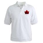 Canada Maple Leaf Golf Shirts Team Canada Polo Shirts 