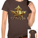 Canada Gold Medal Shirts Women's Canada Team T-shirts