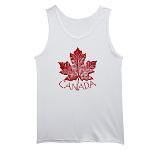 Vintage Canada Souvenir Shirts Men's Canada Maple Leaf Tank Tops