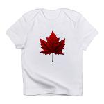 Baby Canada Souvenir T-shirt Canada Maple Leaf Infant Shirt