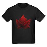 Kid's Canada Maple Leaf T-shirts Canada Souvenir Kid's Shirts