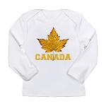 Canada Varsity Baby Shirts Team Canada Souvenirs Baby T- Shirts