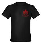 Canada Souvenir Organic T-shirt Men's Canada Souvenir Shirts Ecofriendly