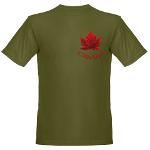 Canada Souvenir Organic T-shirt Men's Canada Souvenir Shirts Ecofriendly