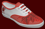 Canada Souvenir Sneakers Maple Leaf Shoes Women's Canada Sneakers / Running Shoes kedsshoe