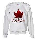 Canada Maple Leaf Sweatshirt Souvenir Men's Classic Canada Shirt