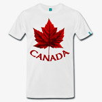 Canada Souvenir T-shirts Men's Canada Maple Leaf Shirts