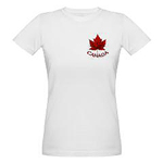 Women's Canada T-shirt Organic Canada Souvenir Shirts