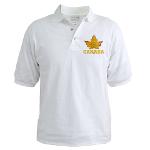 Men's Canada Polo Shirt Varsity Team Golf Shirts