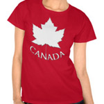 Canada Souvenir T-shirts Women's Canada Shirts