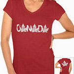 Canada Souvenir T-shirts Women's Canada Shirts 