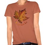 Autumn Gold Canada Shirts Women's Plus Size Canada Shirts 