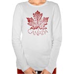 Vintage Canada Shirts Women's Plus Size Canada Souvenir Shirts